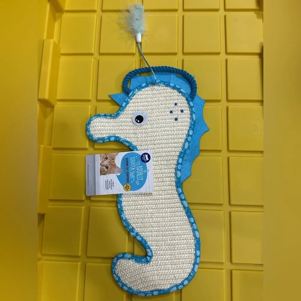 Whisker City Seahorse Door Hanger Cat Scratcher